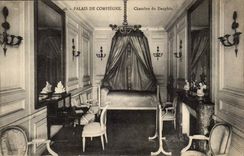 Palate of Compiegne CPA Room of the dolphin