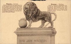 Belgique Waterloo Le lion The lion