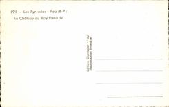 Pau CPA das Schloss des Roy Henri IV