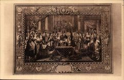 Dimension Basque Ceremonie of the marriage of Louis XIV king de France and infante Marie Therese