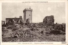 Surroundings of Puy CPA Keep of the castle of Polignac