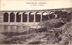 CPA Corniche de l'Esterel La viaduc d'Antheor