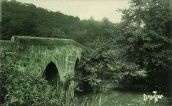 CPA Bohrgerat Vouvant Mervent der Brucke von Ouilleres