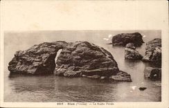 CPA Sion der gebohrte Felsen