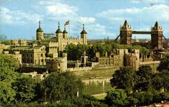 England - England - Tower and Tower London Bridge - CPA