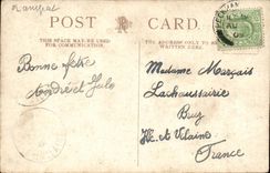 England - Angleterre - General Post Office St Martin Le Grand - Horse and carriage - Vey thick Card - CPA