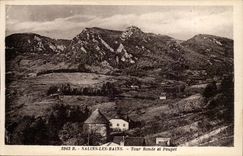 saline baths - Round Tower and Poupet Mount - CPA