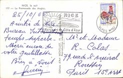 Nice - the Night - the Walk of the English - CPA