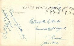 Rouen - the Large Clock - Detail of the dial - CPA