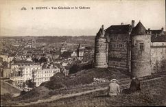Dieppe - Ansicht und das Schloss - CPA