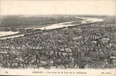 Orleans - View taken Tower of the Cathedral - CPA