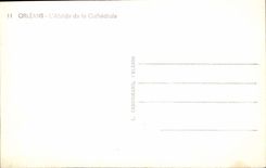 Orleans - the Cathedral - the Apse - CPA