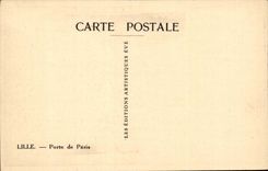 Lille - Gate of Paris - CPA