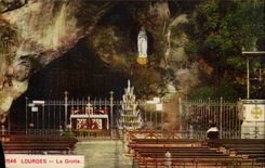 Lourdes - the Cave - CPA