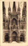 Rouen - Frontage of the Cathedral - CPA