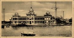 Egypt Egypte Port Said CPA The canal company Pretty offices