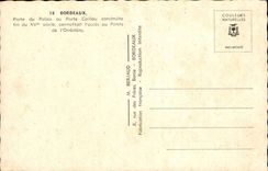 Bordeaux CPA Gate of the palate or carries Caillau Palais of the ombriere