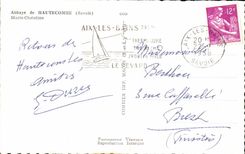 CPA Abbey of Hautecombe Marie Christine