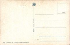 CPA Castle of Chinon and teeth of midday