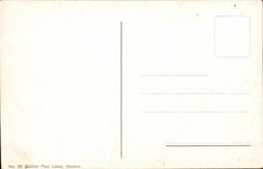 CPA Lake Leman island of Salagnon and teeth of midday