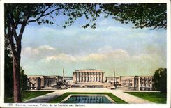 Switzerland Geneva CPA New palate of the company of the Nations