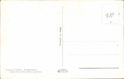 Suisse Lago di Como CPA Cadenabbia Giarcino della Villa Carlotta