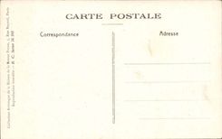 Lourdes CPA Ground of prayer and miracle banners to the procession