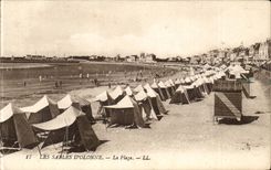 Sande von olonne CPA der Strand