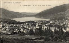 Gerardmer CPA the lake seen of the slopes of Costet