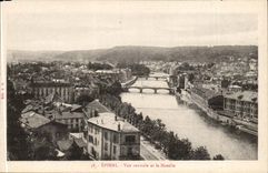 CPA Epinal Seen central and the Moselle