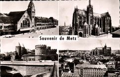 MODERN CARD Souvenir of Metz
