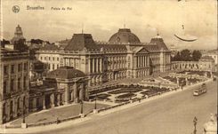 Belgie Belgium Brussels CPA Palate of the king