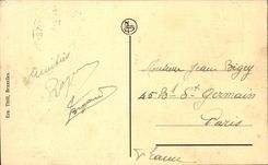 Belgie Belgium Brussels CPA Palate of the king