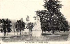 Montpellier CPA le Peyrou et Louis XIV