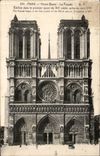 Paris CPA Notre DAme La facade