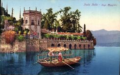 Italien Italien CPA isolierte Bella Lago Maggiore