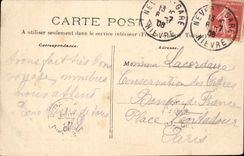 Nevers CPA Fontaine Places Republic