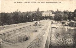 In Morvan CPA Lake of Settons View of the construction of the State