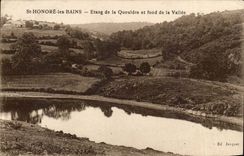 Saint CPA Etang with Queuldre and bottom of the Valley Honors les Bains