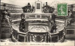 Chantilly CPA Castle Mausoleum of Henri II of Bourbon