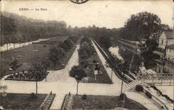 Creil CPA le parc