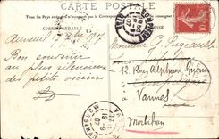 Auneuil CPA the church