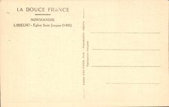 Lisieux CPA Kirche Saint Jacques