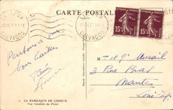 Lisieux CPA Basilika-Ansicht des Projektes