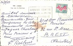 Lisieux CPA gesehen in Richtung zur Basilika