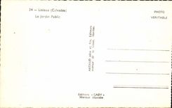 Lisieux CPA der allgemeine Garten