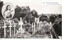 Beiliegendes Lisieux CPA der Carmelite Nonnen