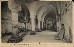 Mont Saint Michel CPA montgommeries the room of alms