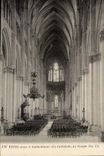 Reims before bombardment CPA the cathedral the great nave