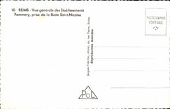 Reims CPA View of the Pommery establishments taken of the hillock Sainte Nicaise